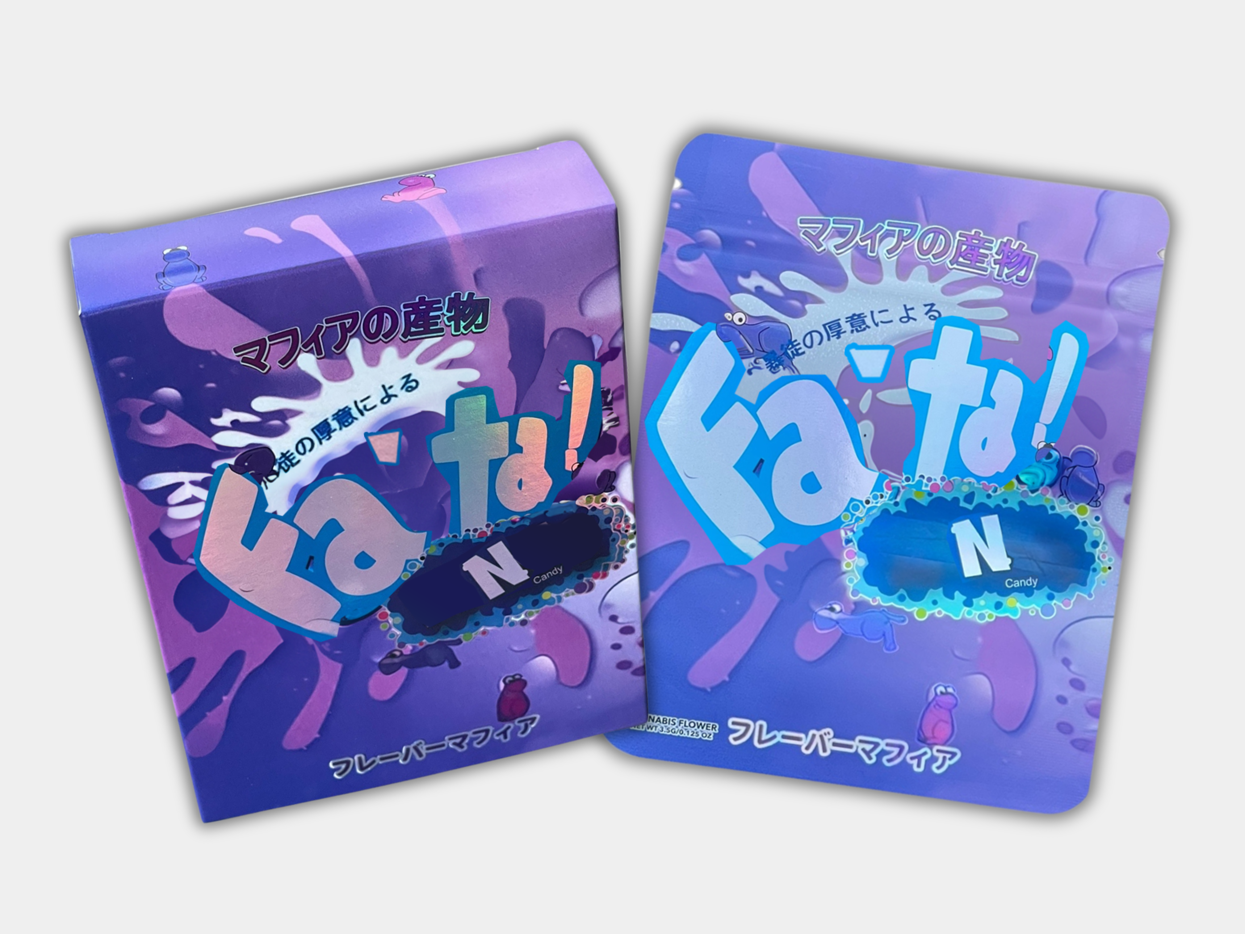 Fa'Ta N 3.5g Mylar Bag with BOX | Smell Proof – Gorilla Boyz Inc