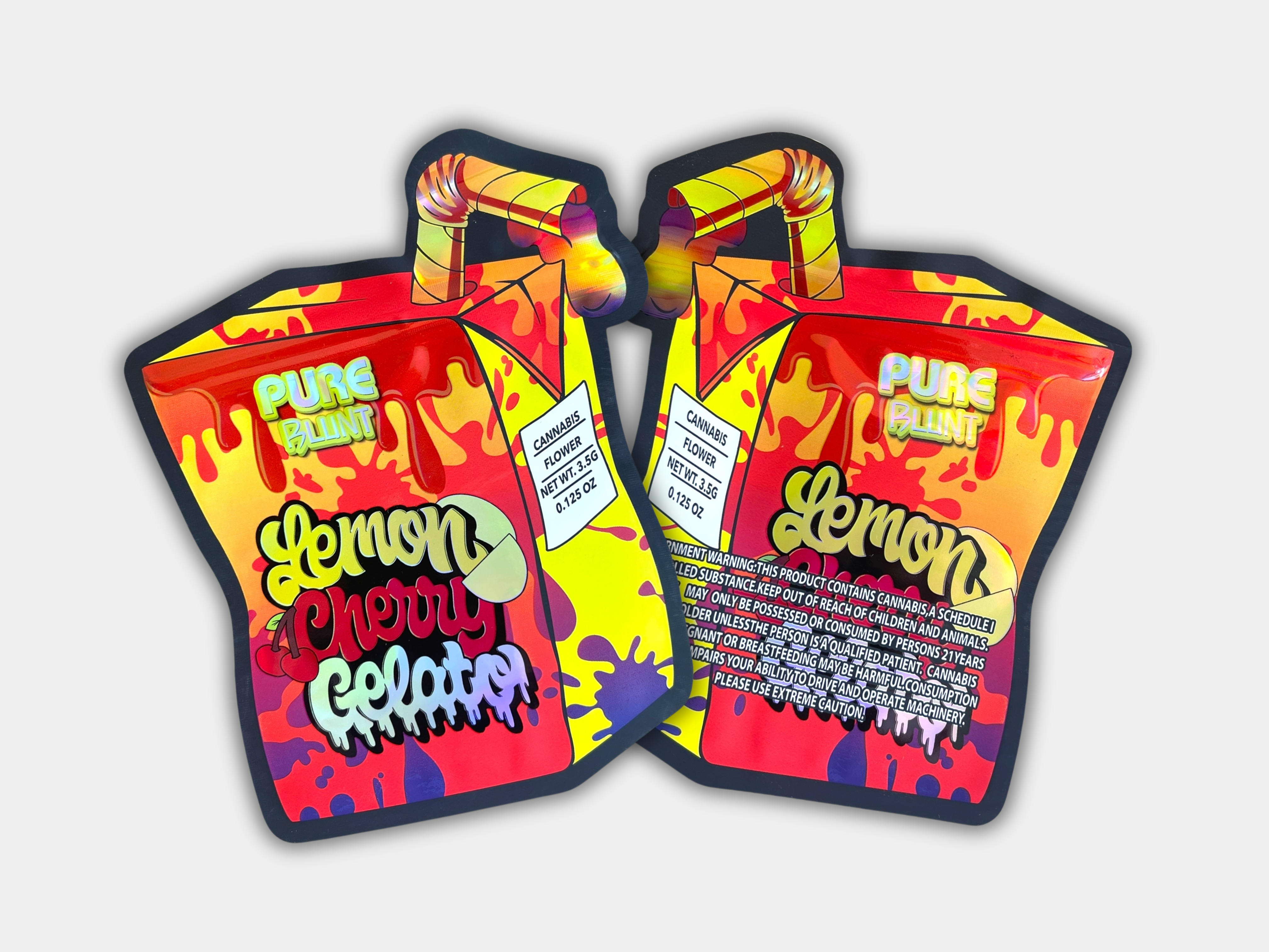 Lemon Cherry Gelato Mylar Bag 3.5 Grams | Smell Proof – Gorilla