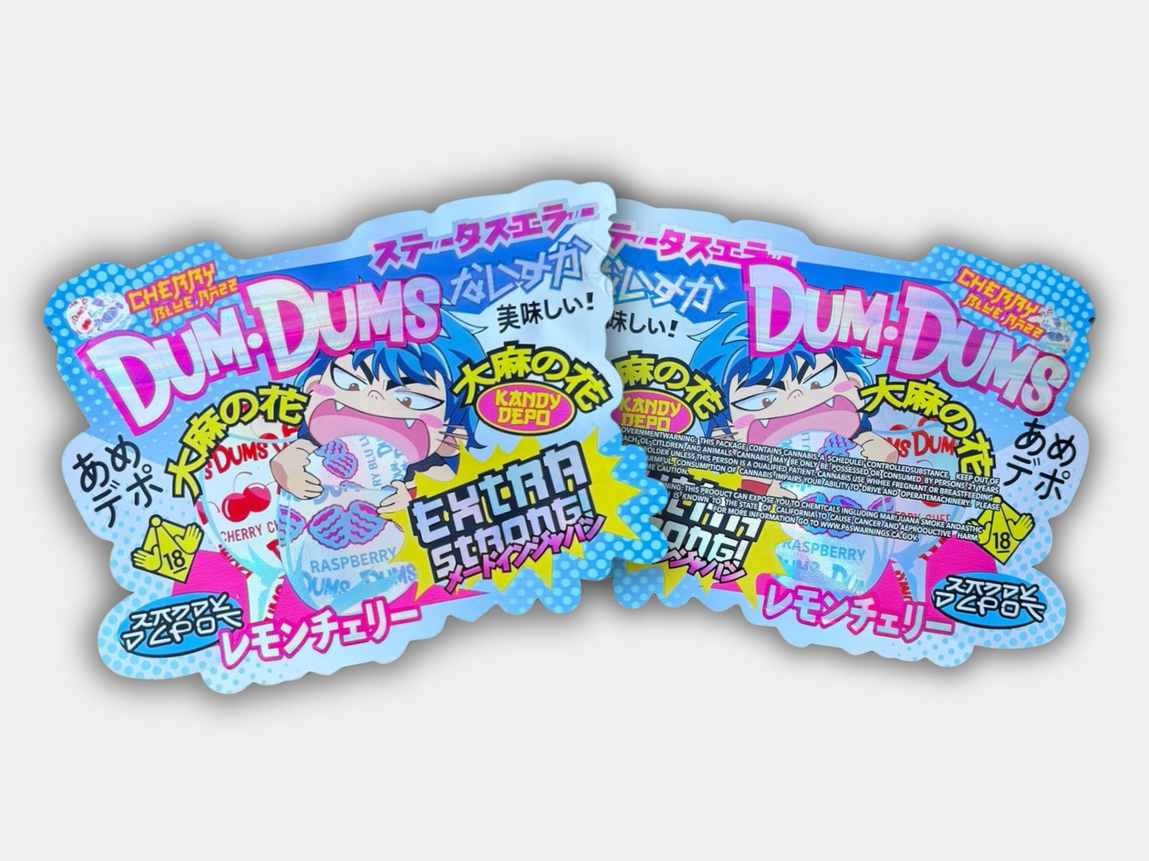 Dum Dums 3.5G Mylar Bag | Anime Exotic Zaza Bag – Gorilla Boyz Inc