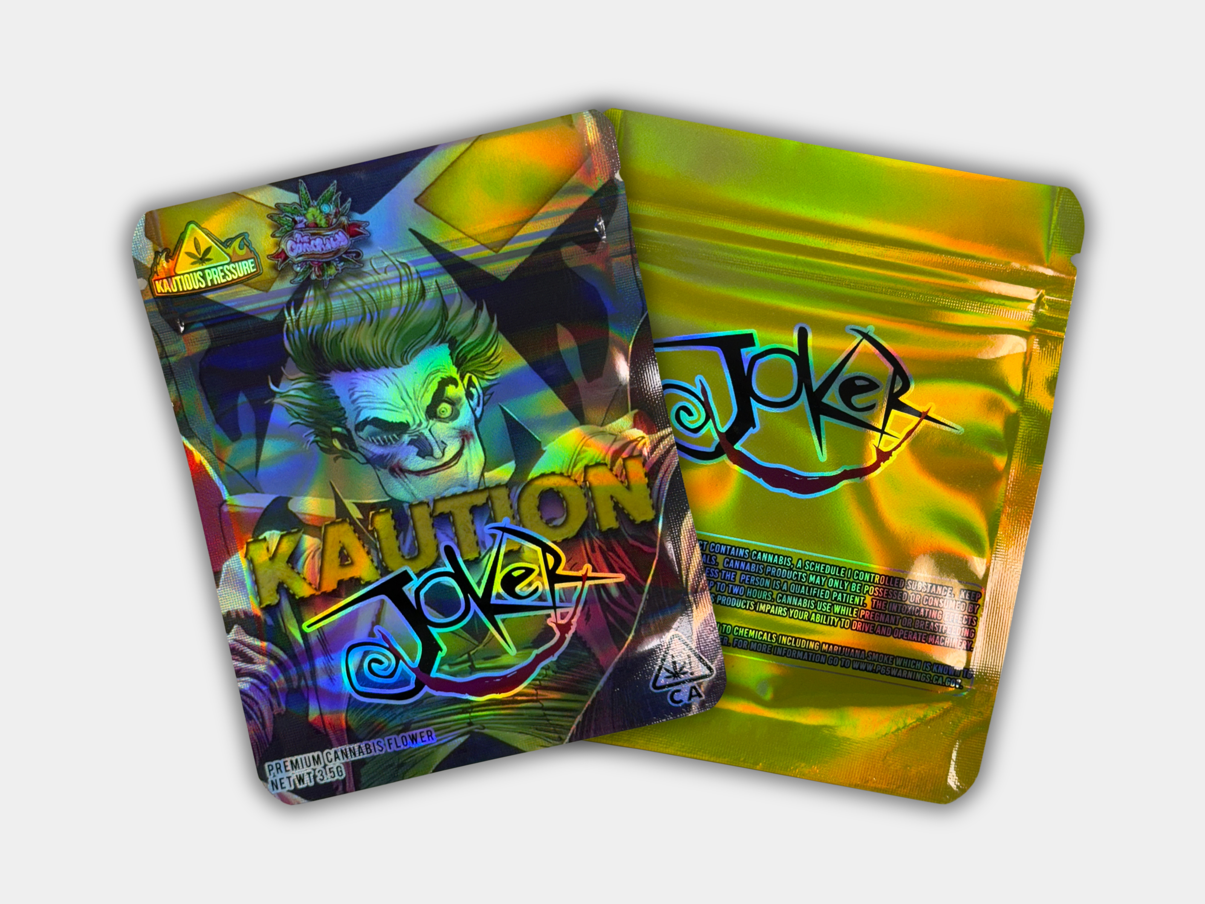 Kaution Joker Mylar Bag 3.5 Grams | Smell Proof – Gorilla Boyz Inc