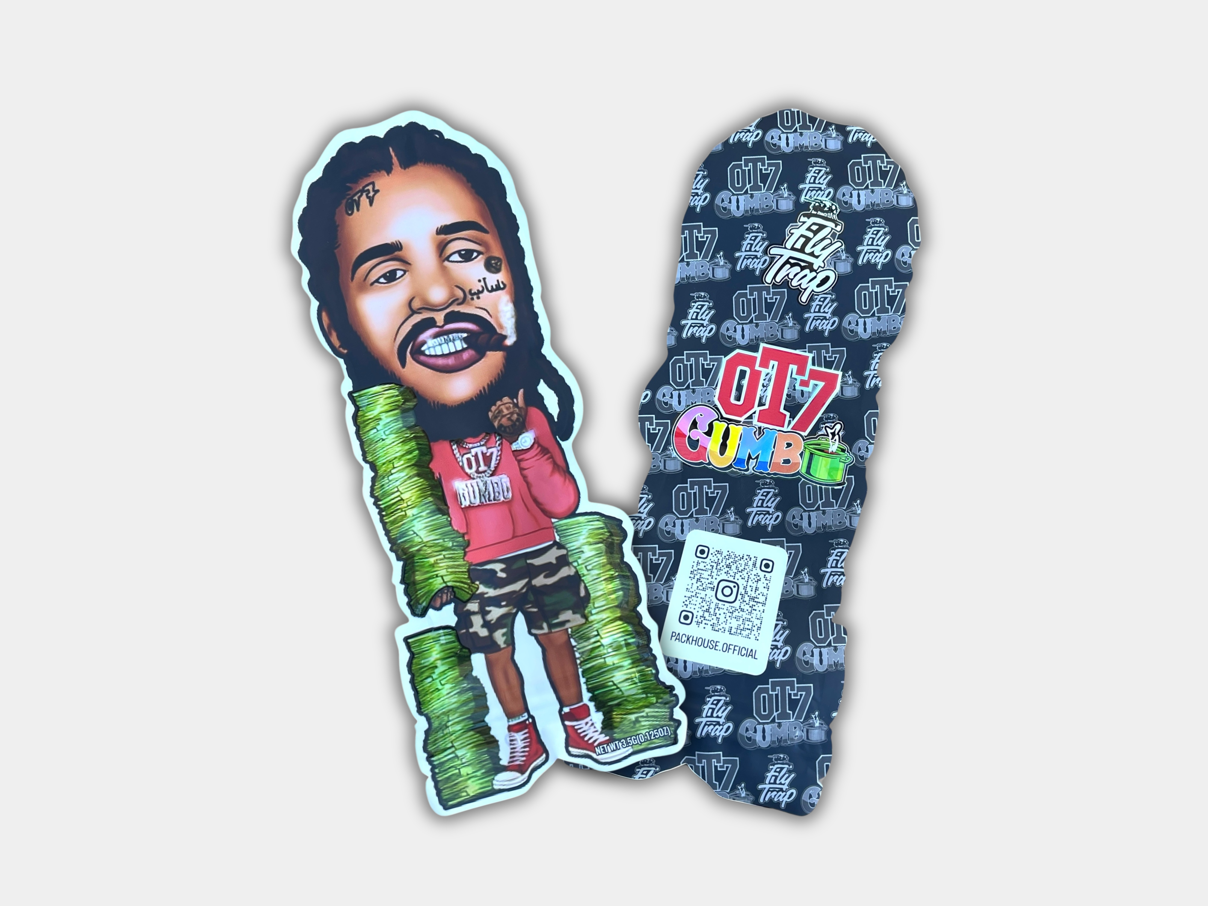 OT7 Gumbo Mylar Bag 3.5 Grams | Smell Proof – Gorilla Boyz Inc OT7 Gumbo Mylar Bag 3.5 Grams | Smell Proof – Gorilla Boyz Inc