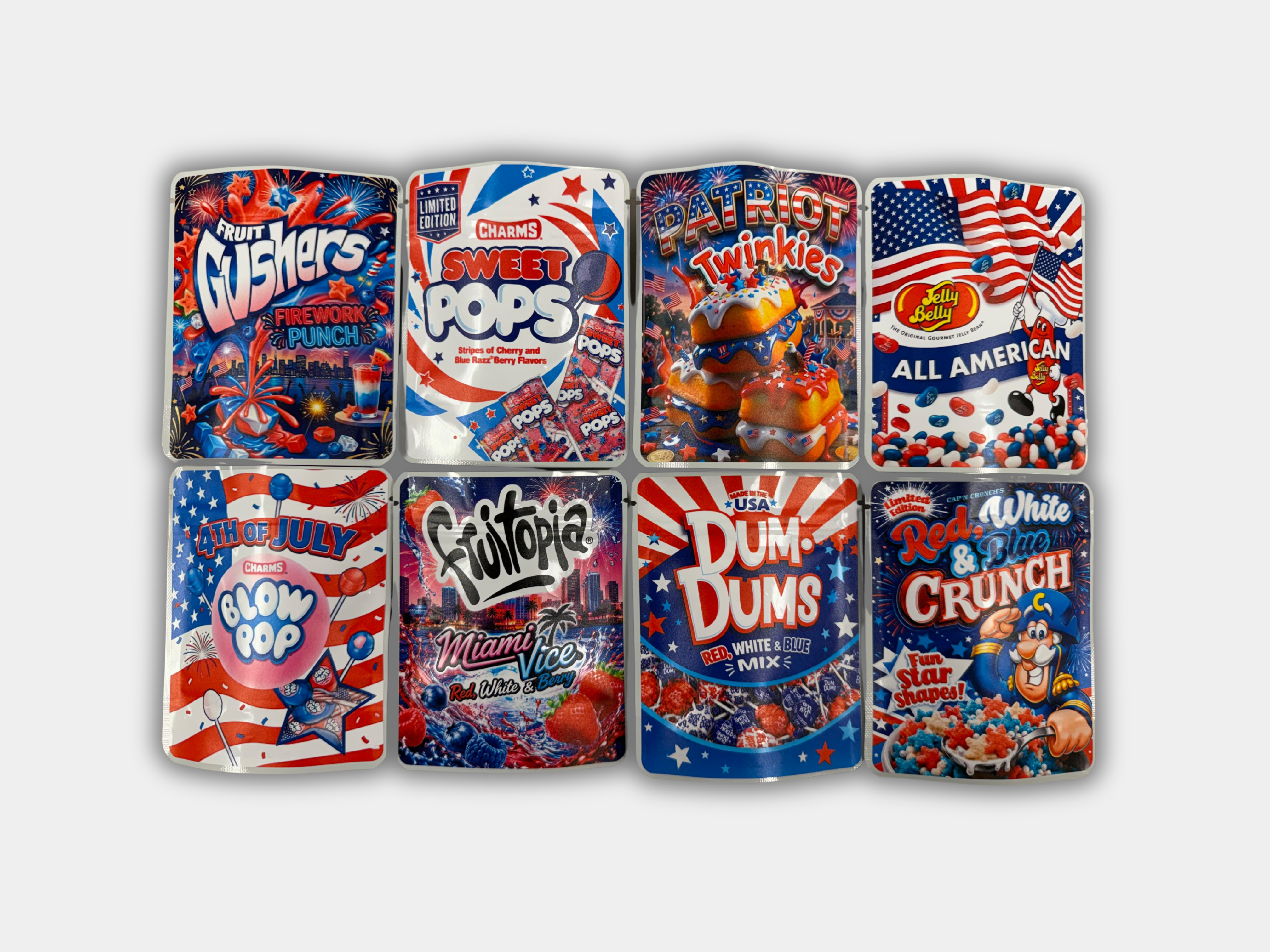 4th of July Collection – 8 Design Mylar Set (3.5g) | Limited