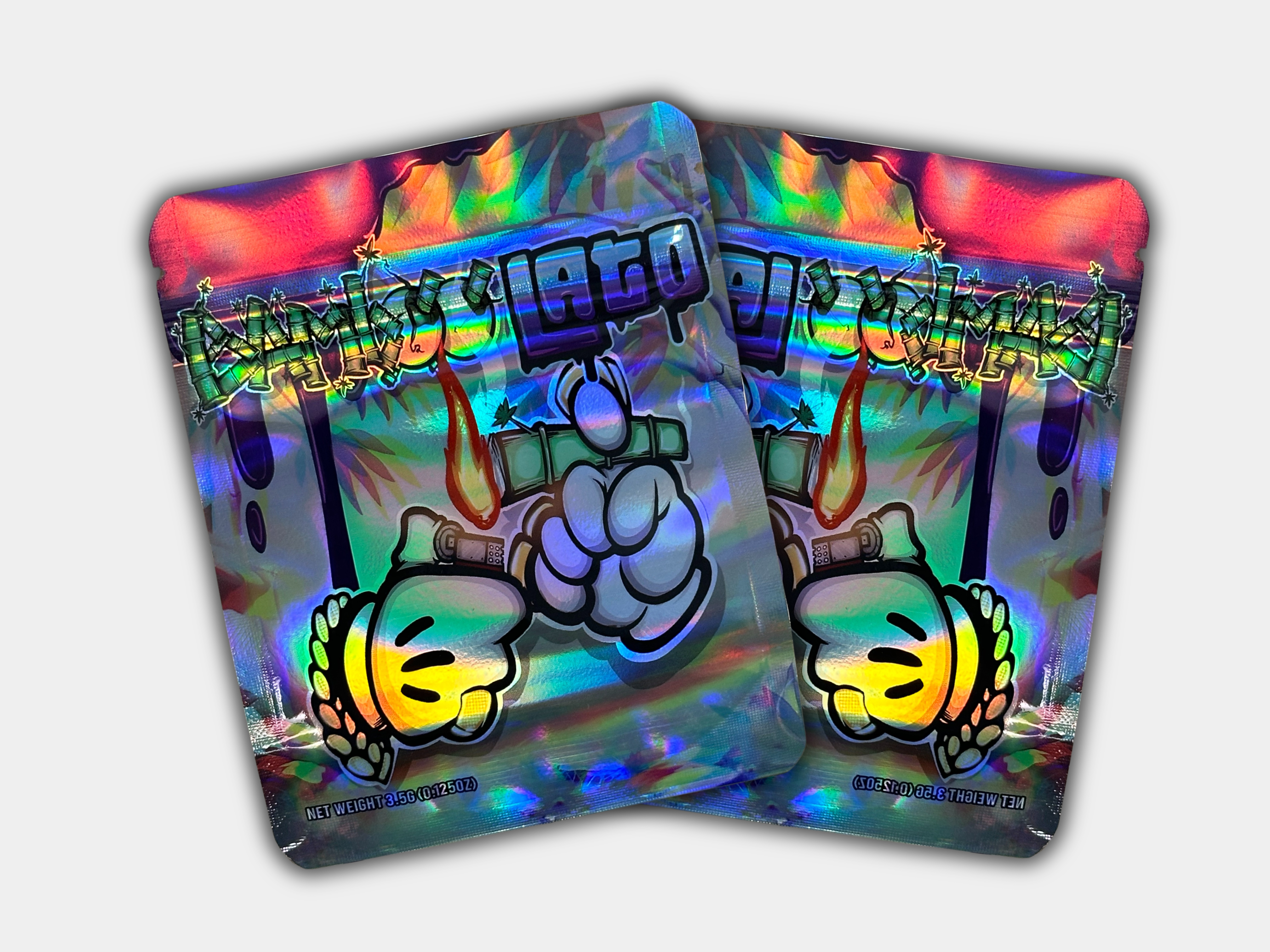 入手困難2CD Guila Bustabo／The Bustabo Legacy Bamboo Lato Mylar Bag 3.5 Grams | Smell Proof – Gorilla Boyz Inc
