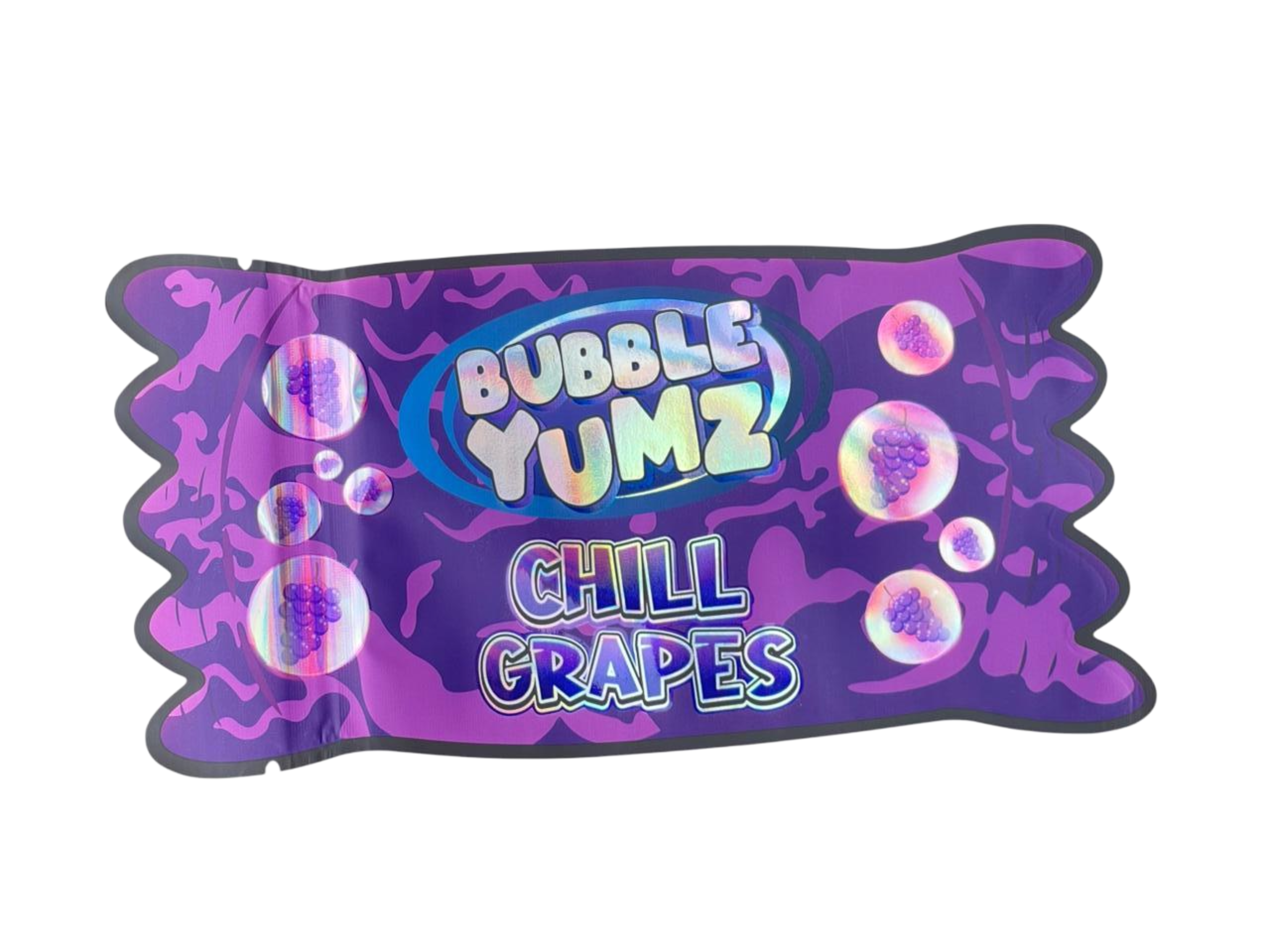 Bubble Yumz 3.5G Mylar Bag | Chill Grapes Exotic Indoor Cannabis