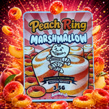 Peach Ring Marshmallow Sprinklez 3.5G Mylar Bag (Label & Authenticity Stickers Included) 1