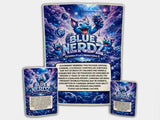 Blue Nerdz CUSTOM STICKER Combo Pack Mylar Bag Set – 32 (3.5g), 16 (1oz), 1 (1lb) 1