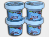 Blue Zushi 4 Jar Set with Box (3.5g Ice Cream Jar Set)