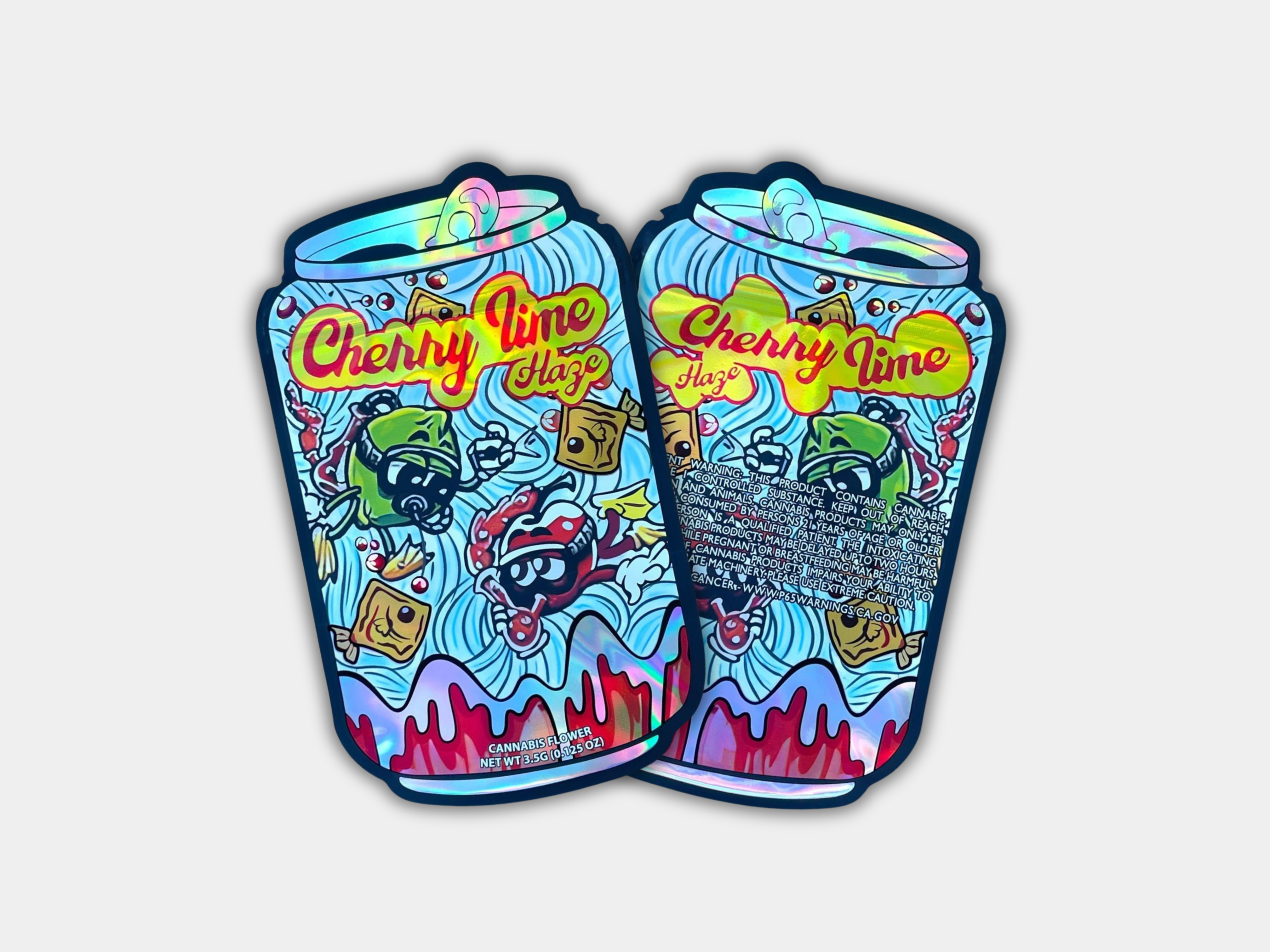 cherryページ Cherry Lime Haze Mylar Bag 3.5G | Smell Proof – Gorilla Boyz Inc