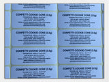 Confetti Cookie Cone Sprinklez Mylar Bag 3.5 Grams (Label & Authenticity Stickers Included)