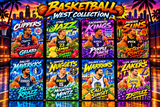 NBA West/East Coast Collection 2026/2027 – 8 Custom Design Sticker Mylar Set (3.5g)