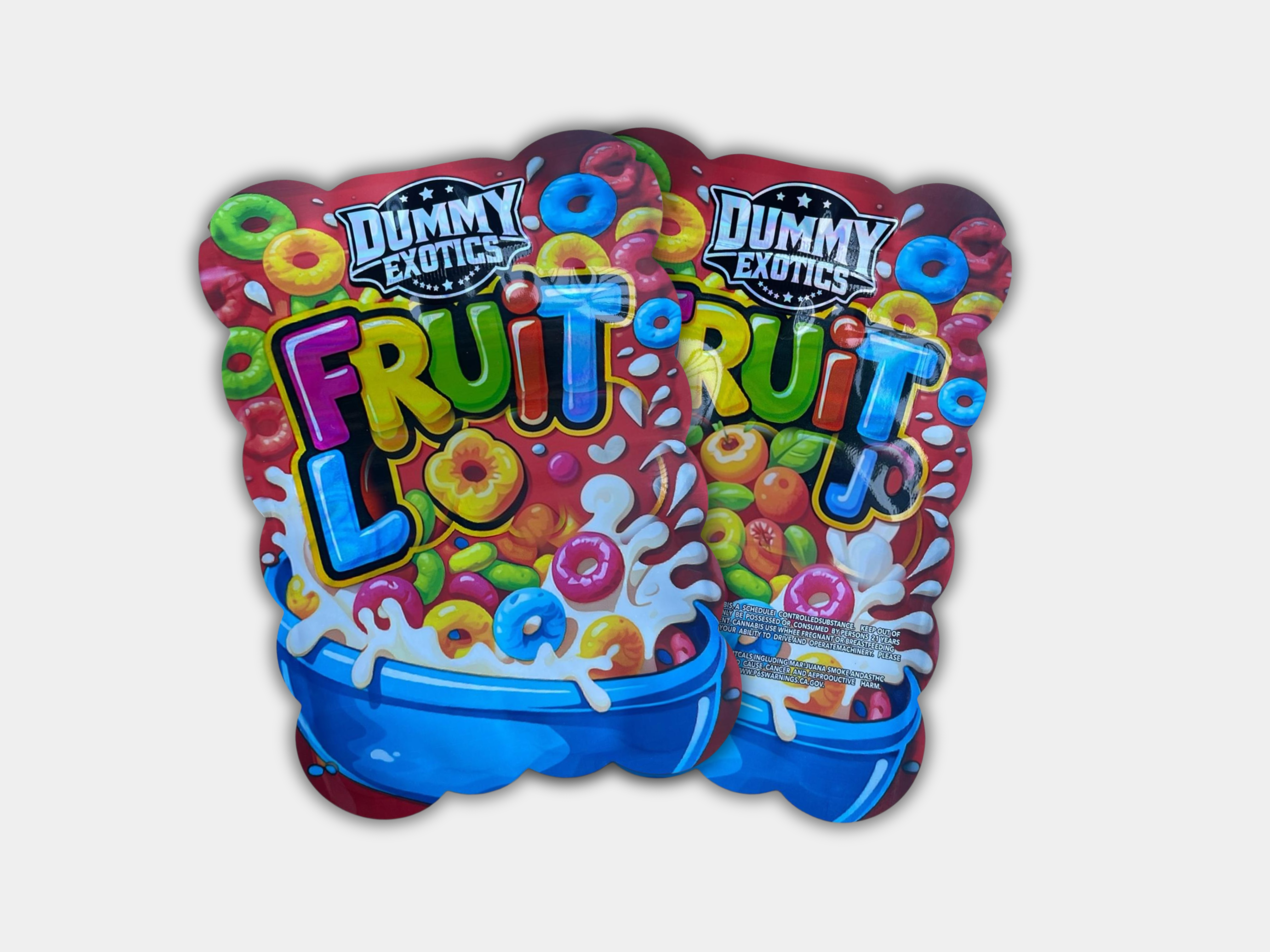 Dummy Exotics Fruit Loops Mylar Bag (3.5G) | Smell Proof Packaging