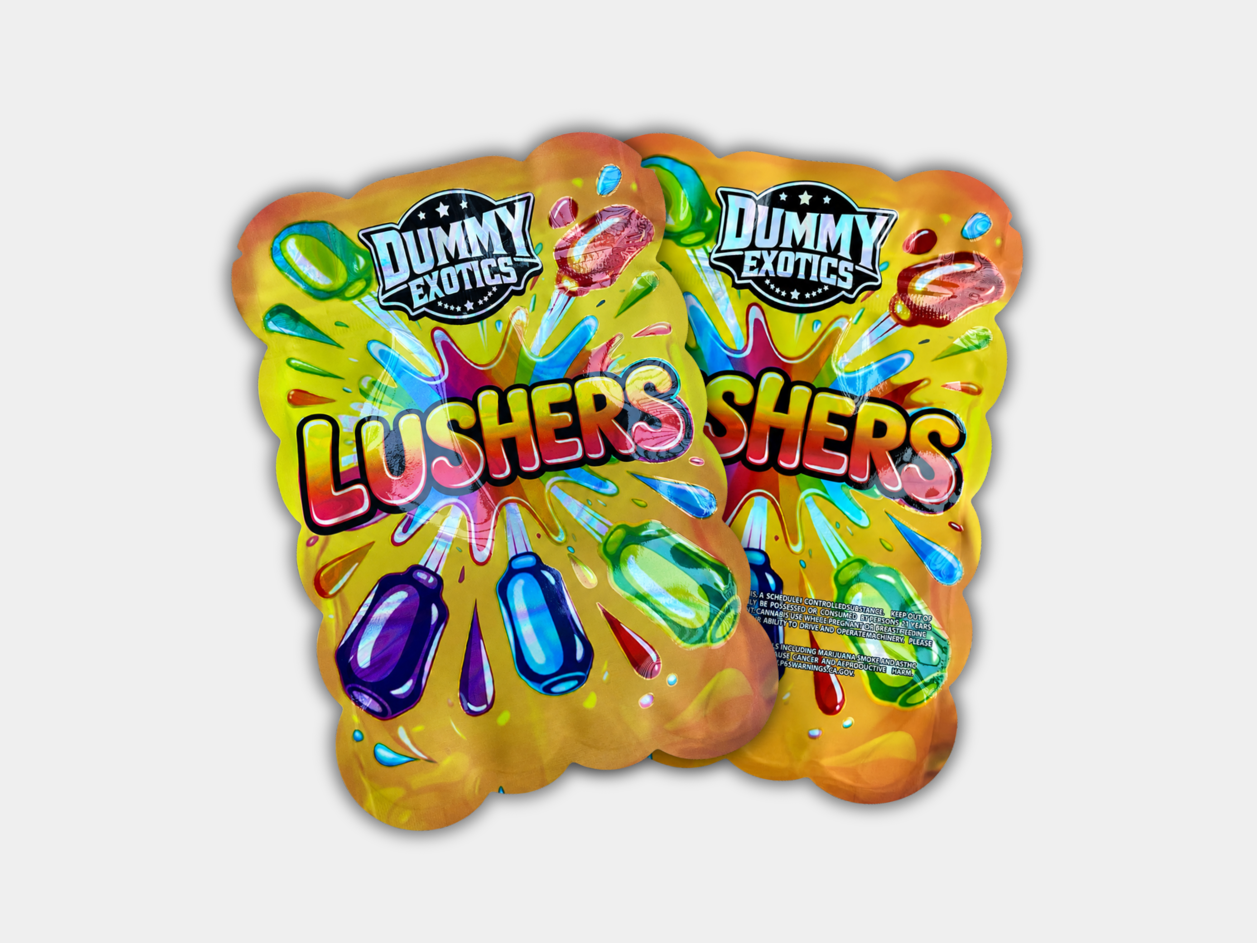 Dummy Exotics Lushers Mylar Bag (3.5G) | Smell Proof Packaging