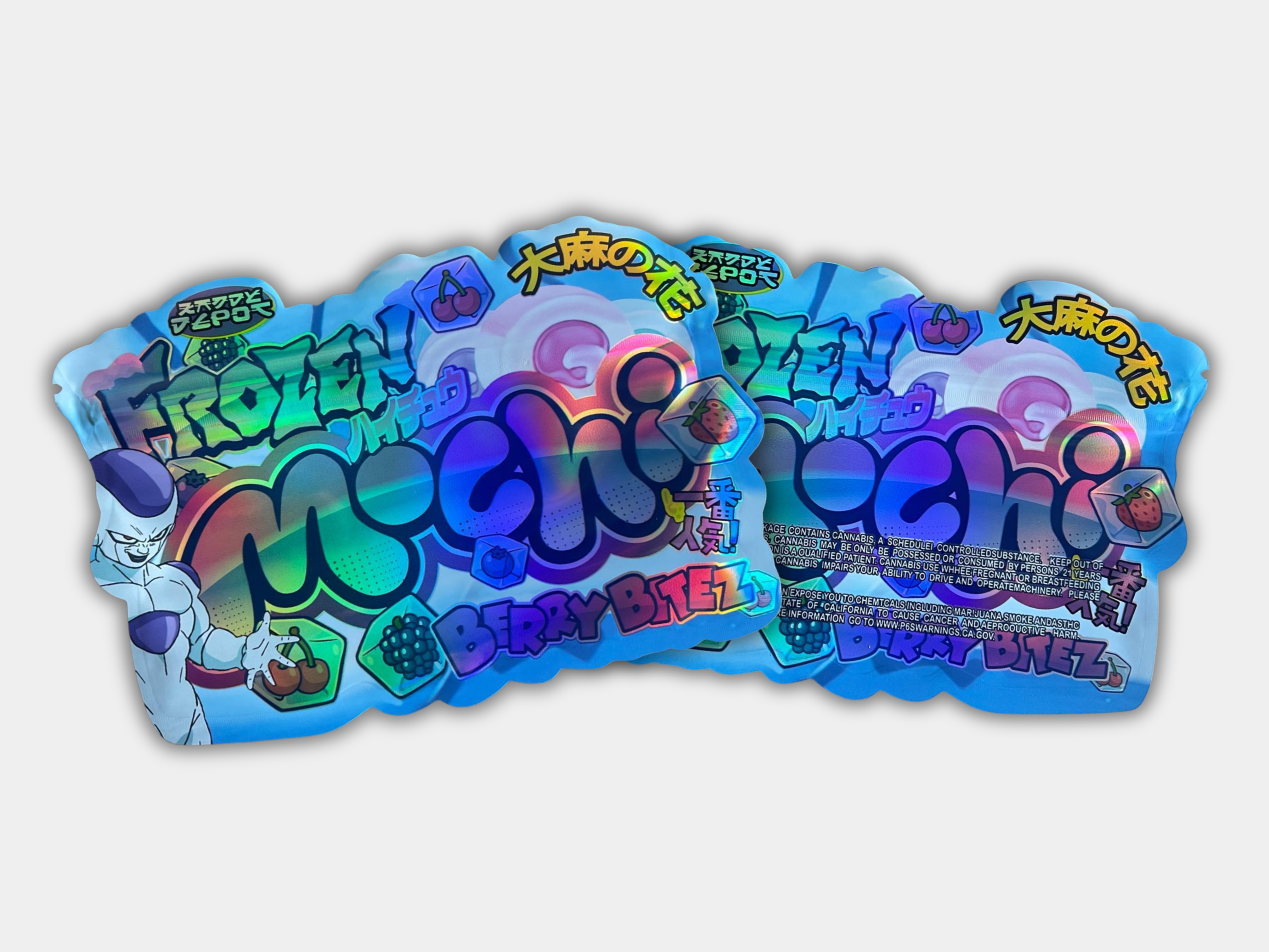 Frozen Mochi Berry Bitez 3.5G Mylar Bag | Smell-Proof Packaging