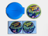 New 3.5g Trap Tape Bubble Gum Container with bag and Separate Sticker Seal