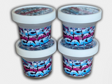 Ice Cream Cake 4 Jar Set with Box (3.5g Ice Cream Jar Set)