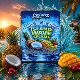 Island Wave Splash 3.5G Mylar Bag (Label & Authenticity Stickers Included)