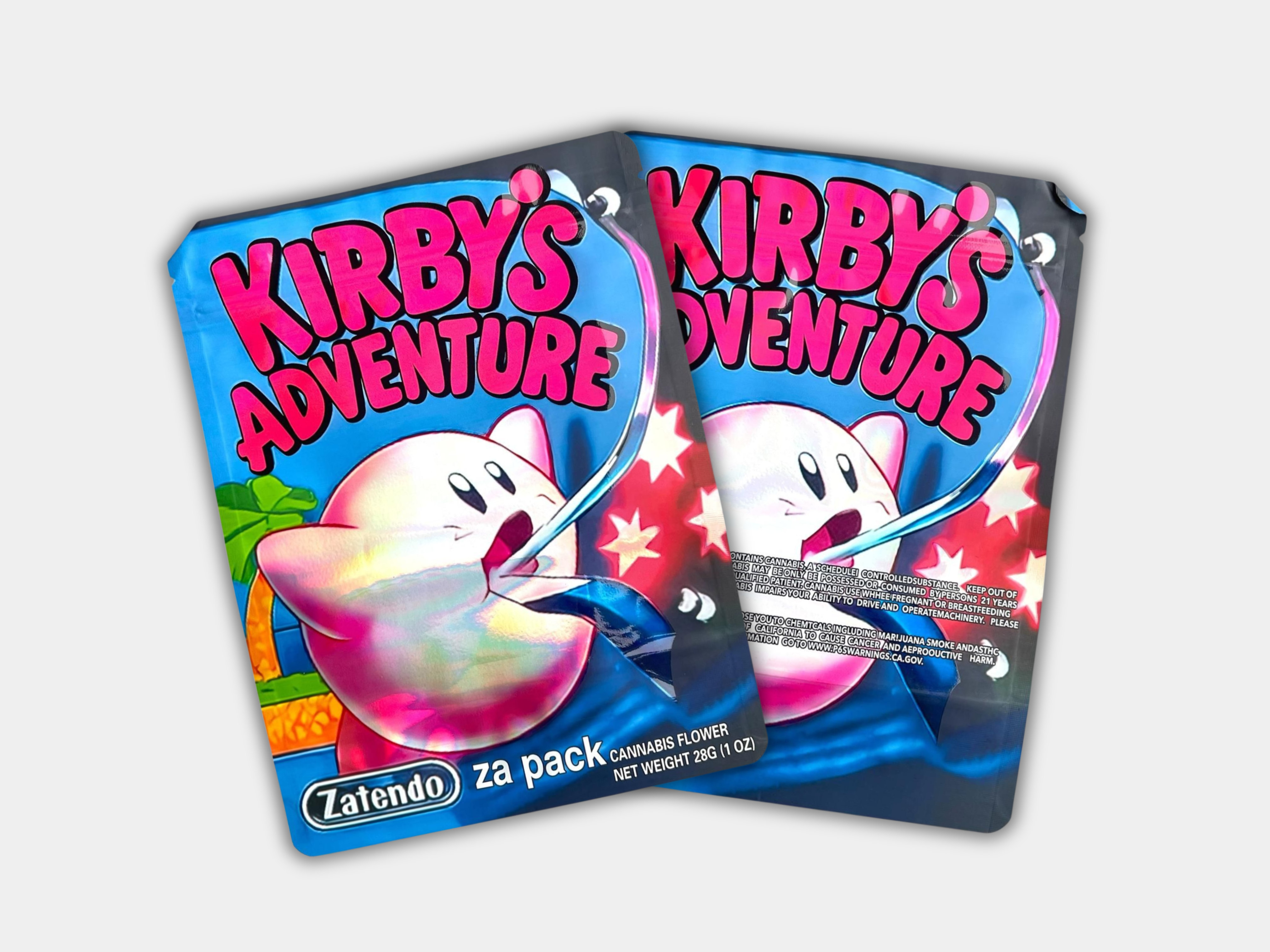 Kirby's Adventure 1oz Mylar Bag | Smell-Proof Packaging – Gorilla