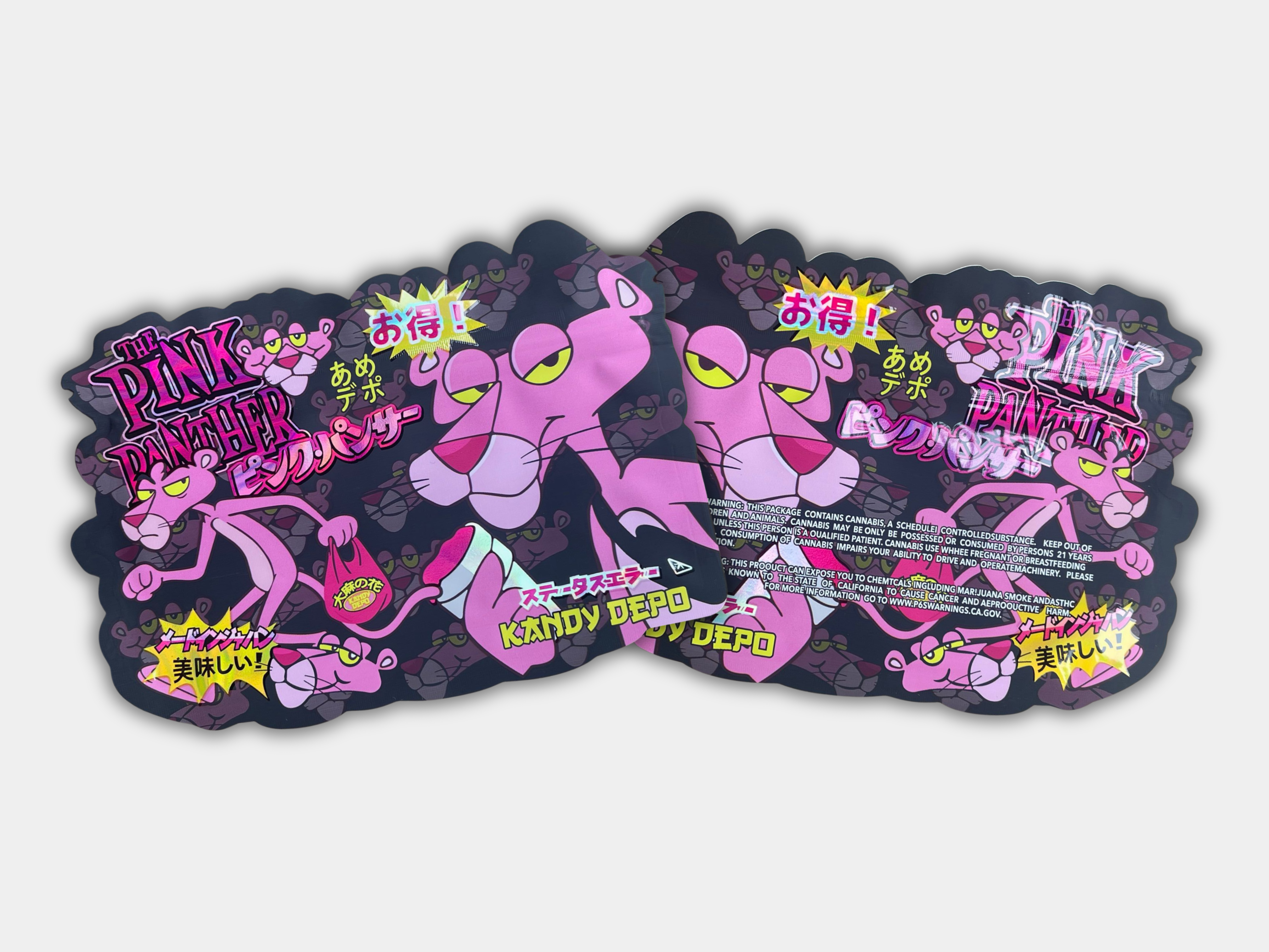 Pink Panther 3.5G Mylar Bag | Collectible Storage – Gorilla Boyz Inc