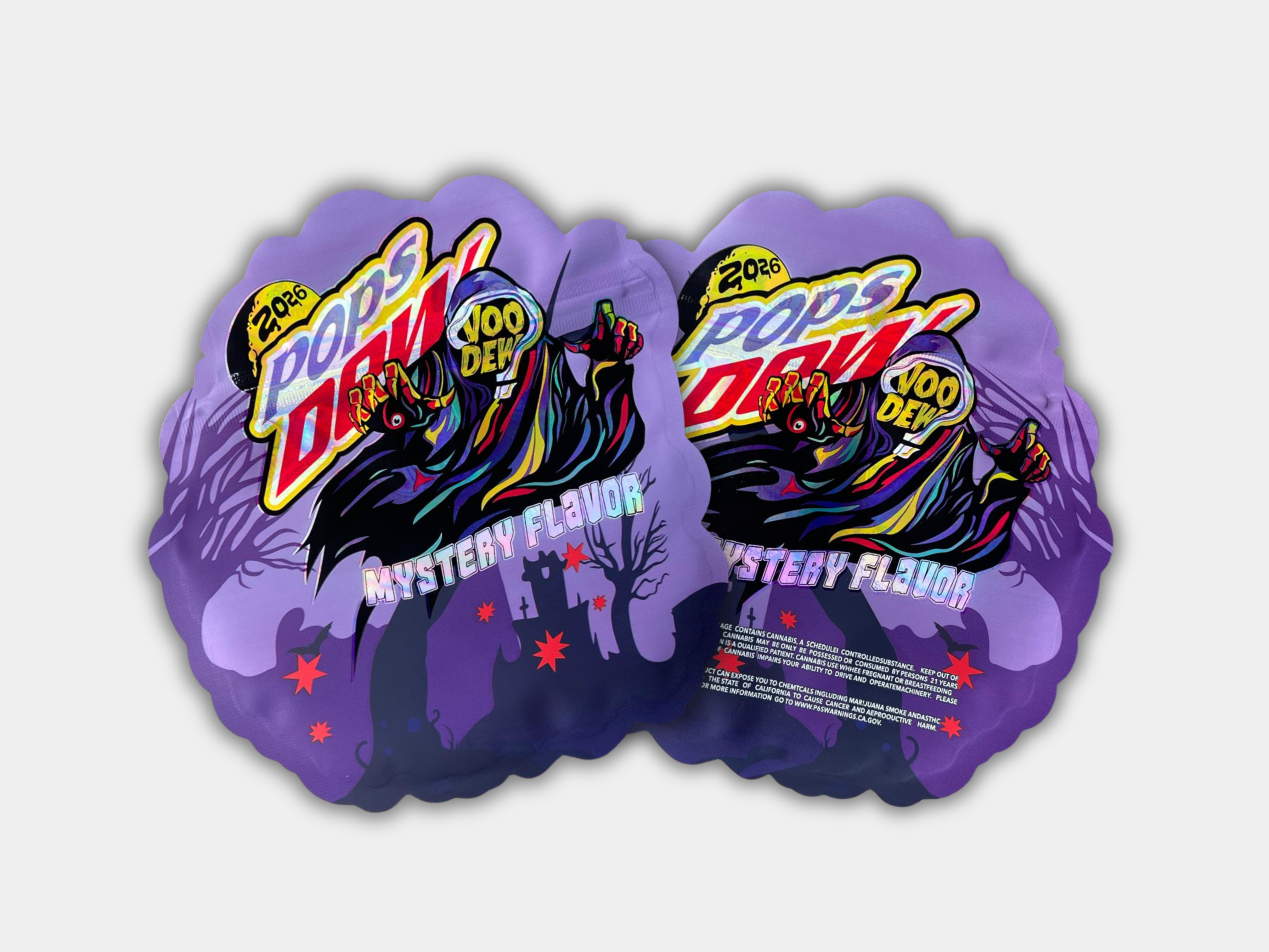 Pops Dew Voo Dew Mystery Flavor – 3.5G Mylar Bag | Smell Proof