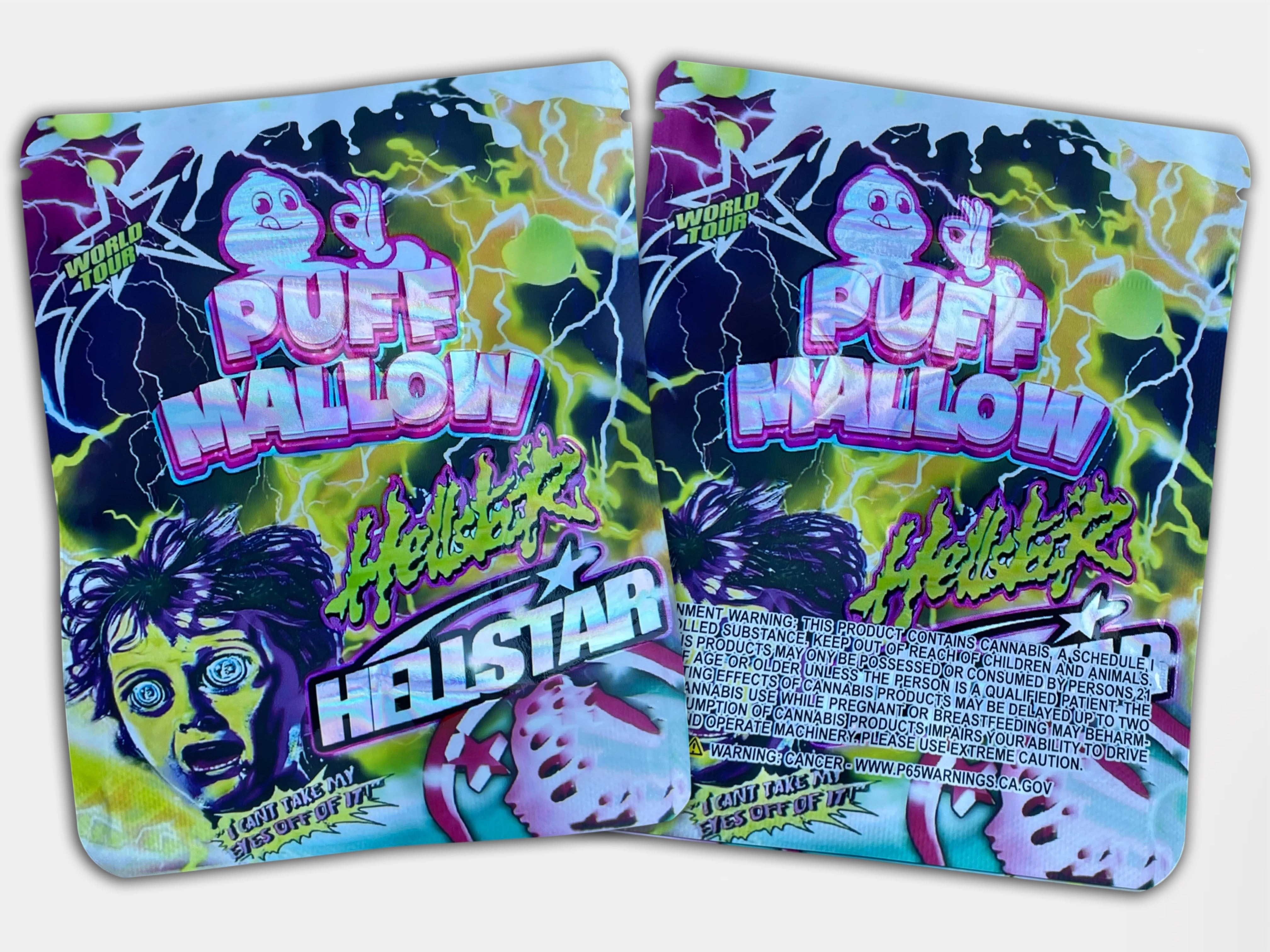 Puff Mallow Hellstar Mylar Bag (3.5G) – Gorilla Boyz Inc