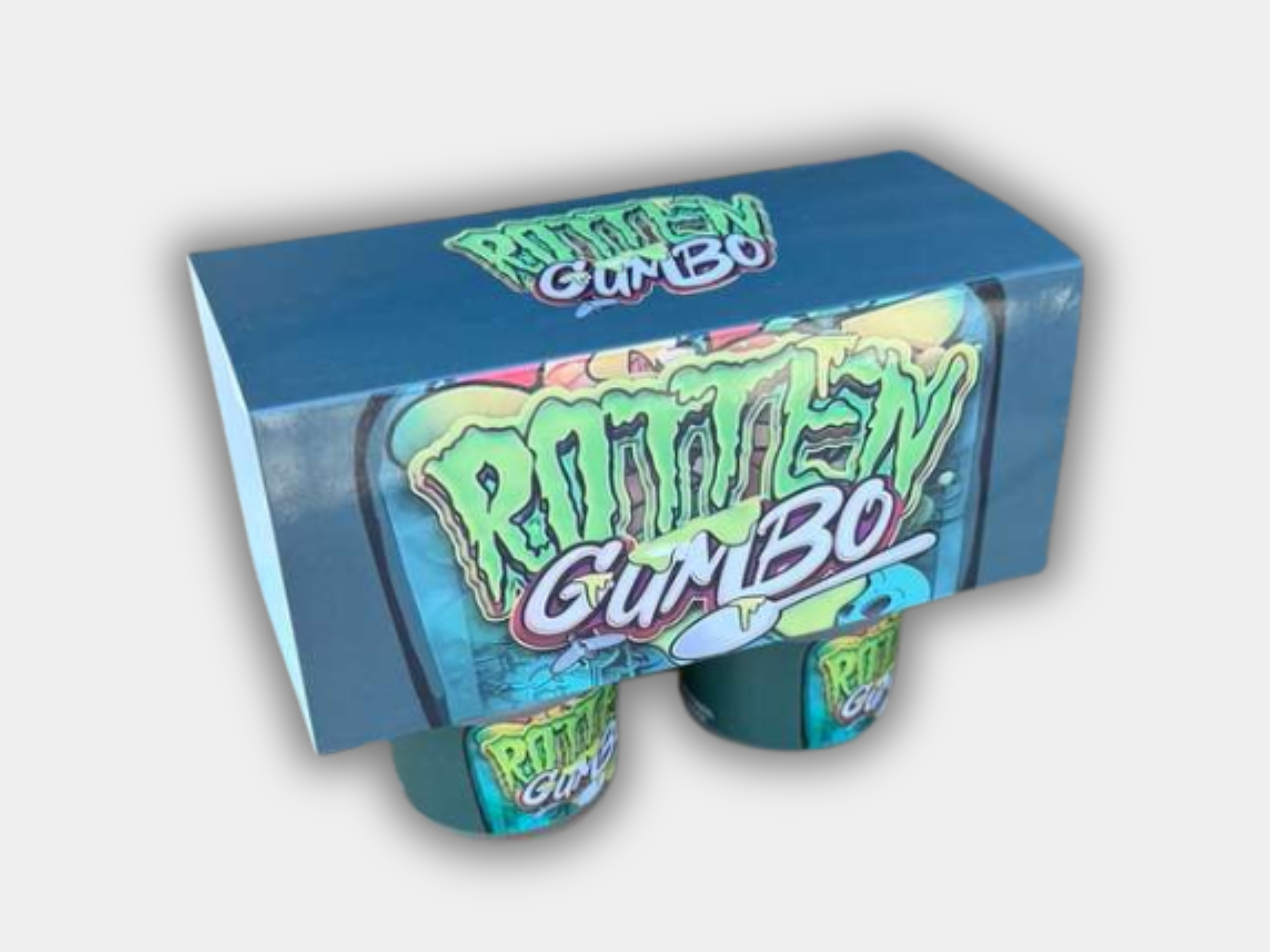 Rotten Gumbo 4 Jar Set with Box (3.5g Yogurt Jar Set) Gorilla Boyz