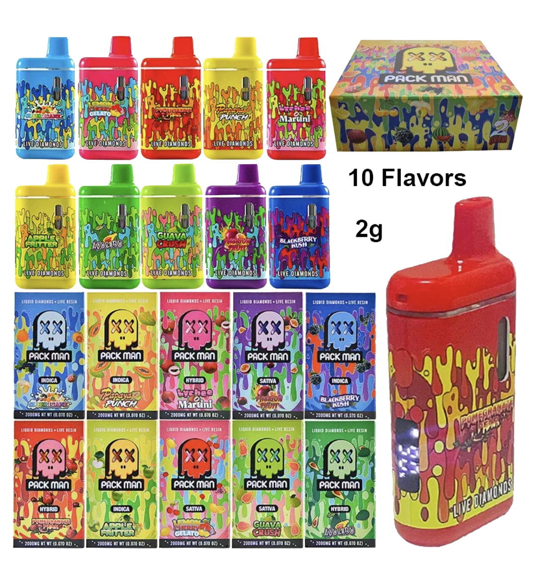 Packman Berry Payton Empty Disposable Carts (Packaging) Gorilla Boyz Inc