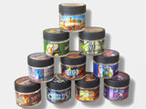 VARIETY PACK SPRINKLEZ GLASS JARS - 32 DESIGNS WITH MASTER BOX (EMPTY JARS)
