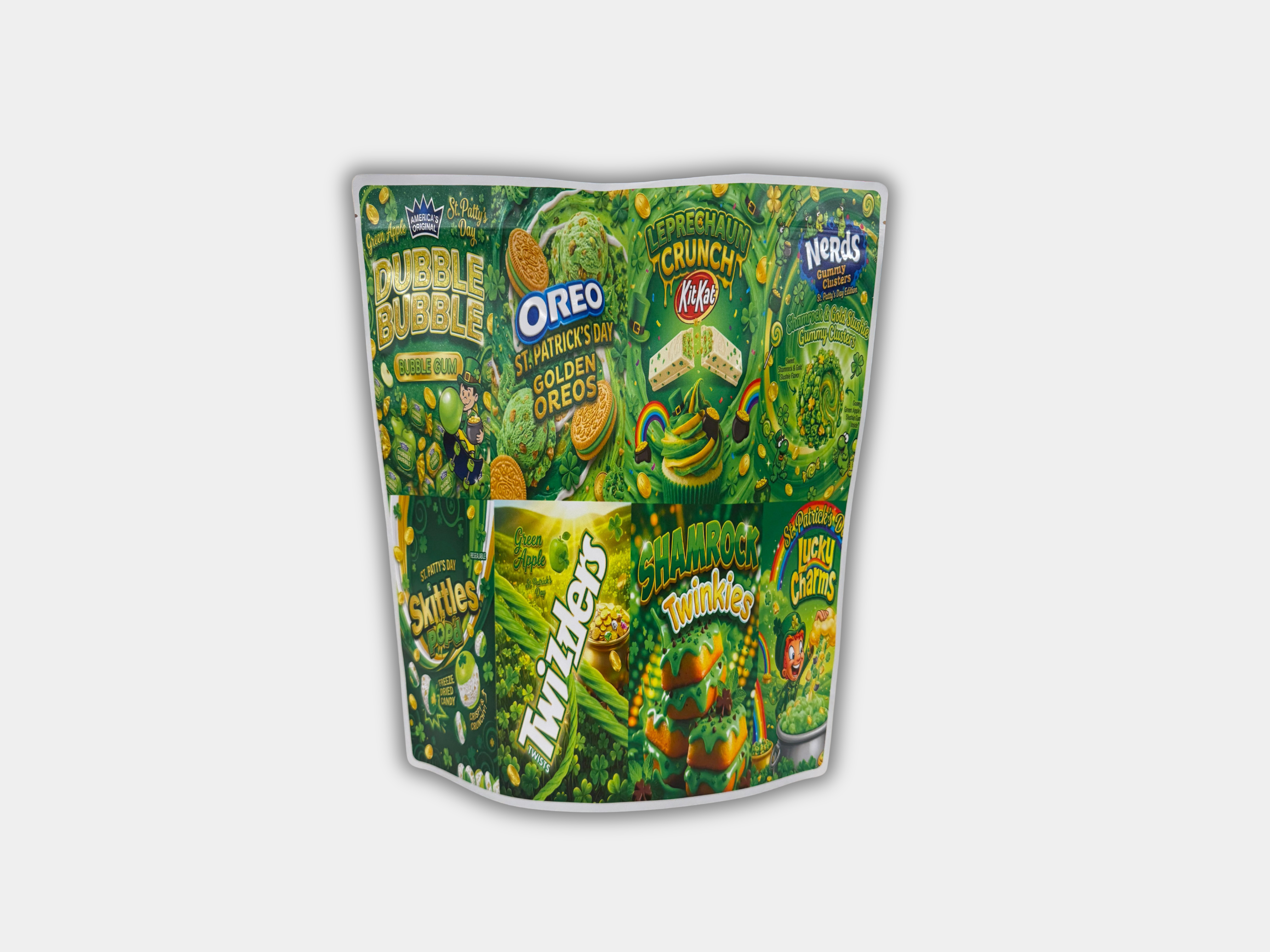 St. Patrick's Day Candy Mix 1lb Mylar Bag | Gorilla Boyz – Gorilla
