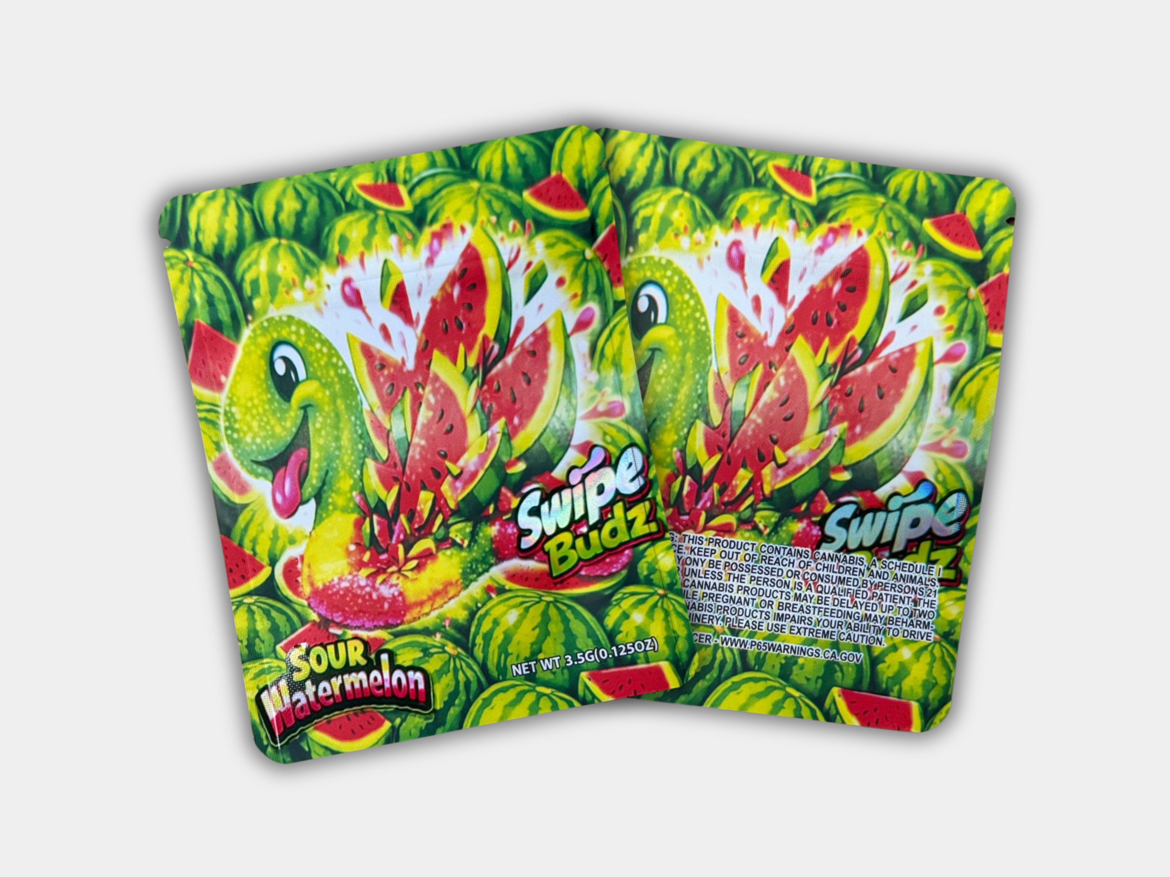バラ売可 WEZARD Vol.29・31・37・38 4冊セット Swipe Budz Sour Watermelon 3.5G Mylar Bag | Smell Proof Packaging