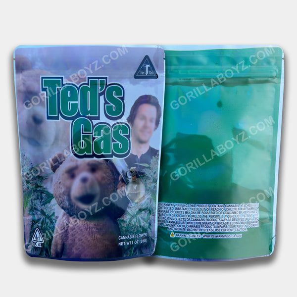 Teds Gas mylar bags 3.5 grams