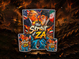 The Strait of ZA CUSTOM STICKER Combo Pack Mylar Bag Set – 32 (3.5g), 16 (1oz), 1 (1lb)