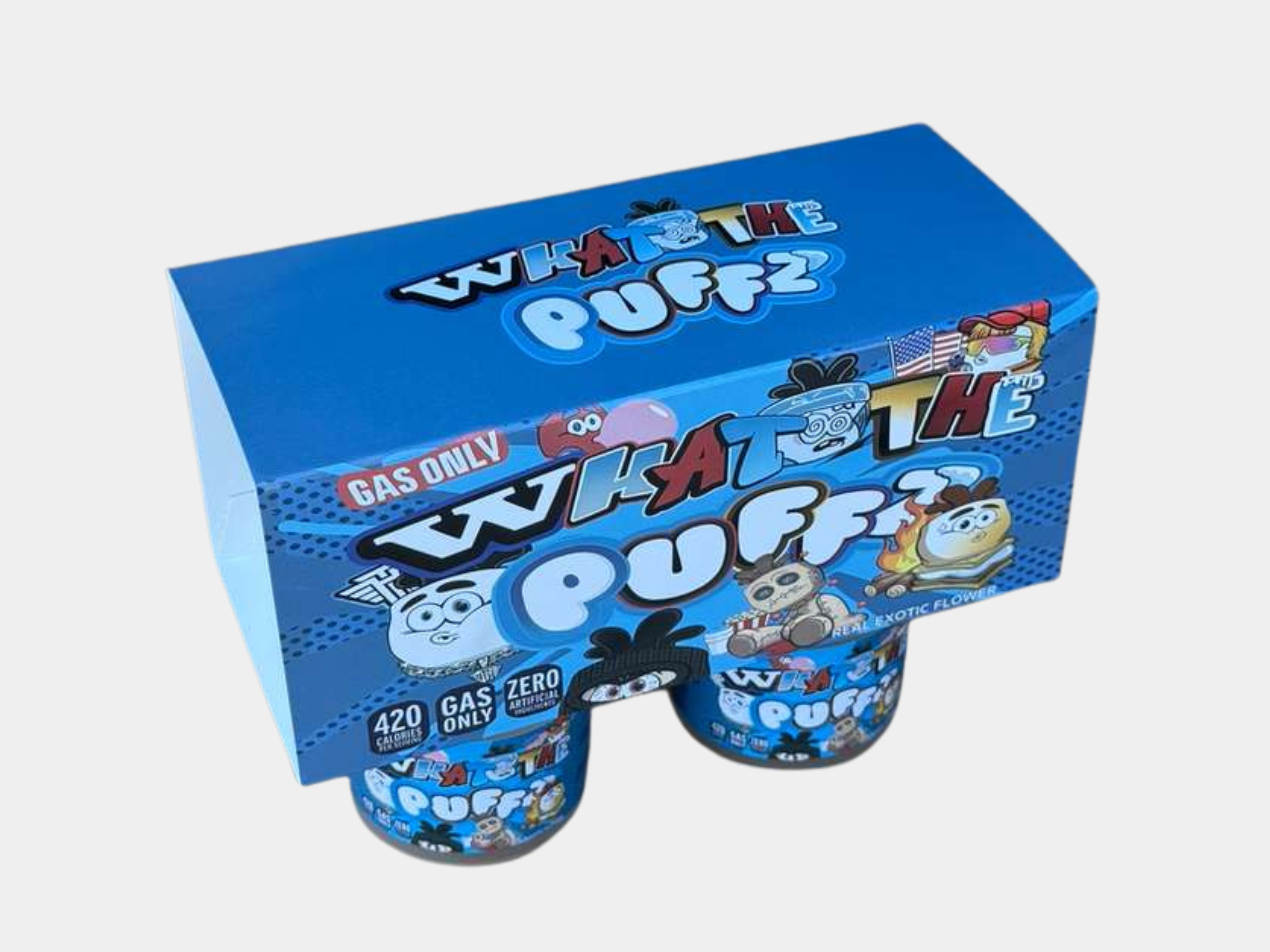 What The Puffz 4 Jar Set with Box (3.5g Yogurt Jar Set) Gorilla