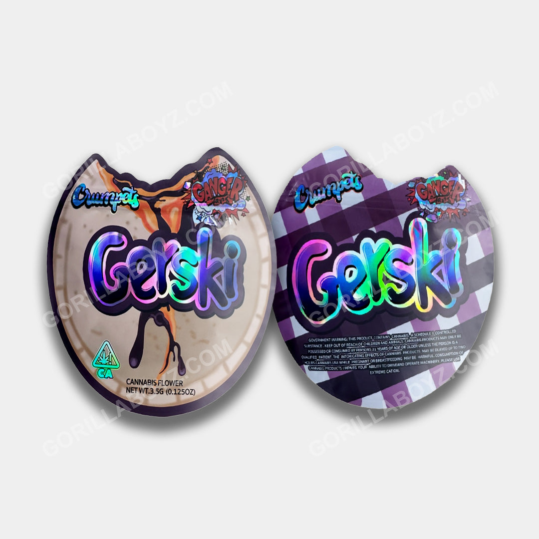 Gerski Mylar Bag 3.5 Grams | Smell Proof Ziplocks – Gorilla Boyz Inc