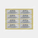 Key Lime mylar bags stickers