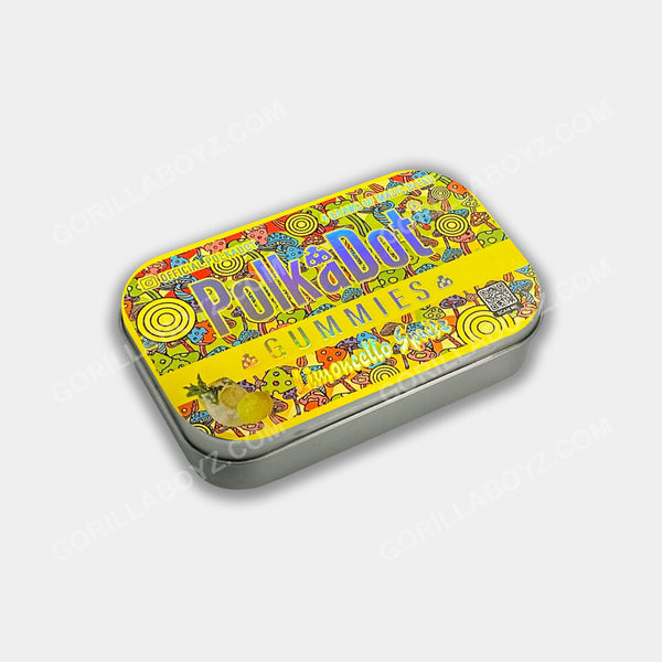 LimonCello Spritz tin can gummies packaging