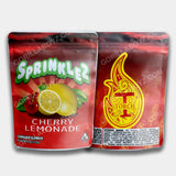 Sprinklez Cherry Lemonade frosted sandy material 3.5 gram mylar bags