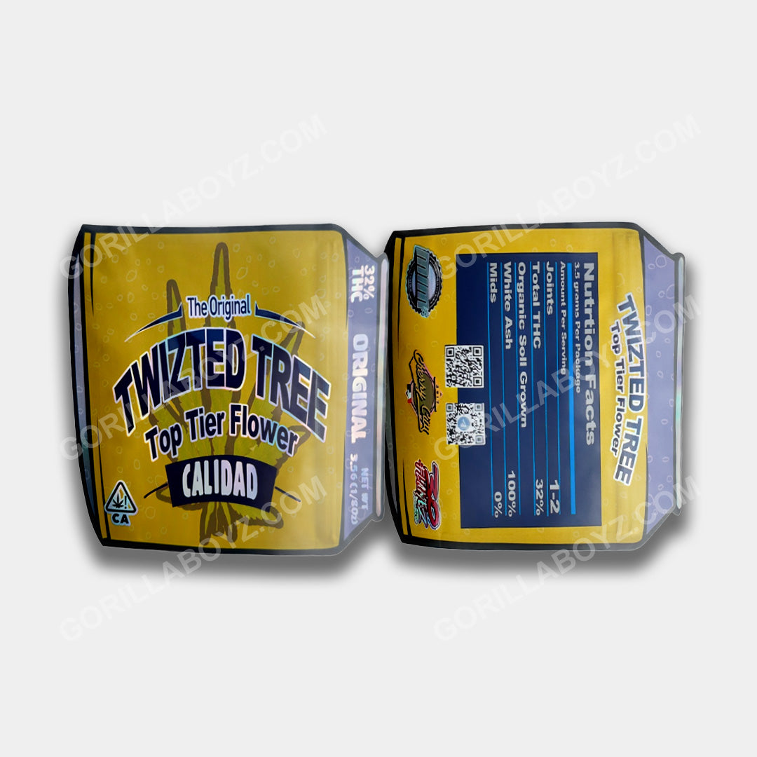 Twizted Tree Calidad Mylar Bag 3.5 Grams Gorilla Boyz Gorilla Boyz Inc