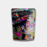 41 Cherriez holographic mylar bags 3.5 grams