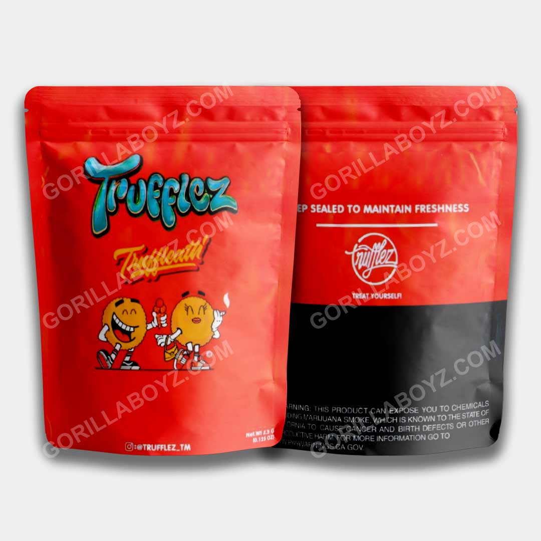 Mylar Bags 3.5 Grams Truffleatti | Smell Proof Ziplock Packaging