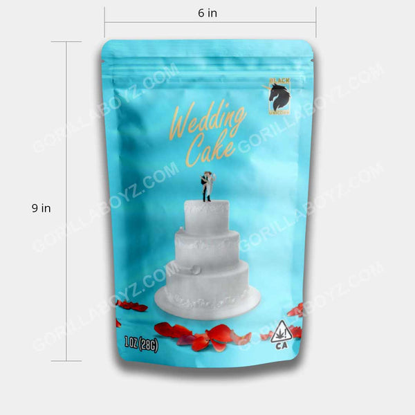 wedding cake mylar bags