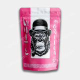 white gorilla mylar bags