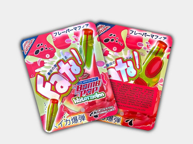 Fata Bomb Pop Watermelon Mylar Bag 3.5 Grams