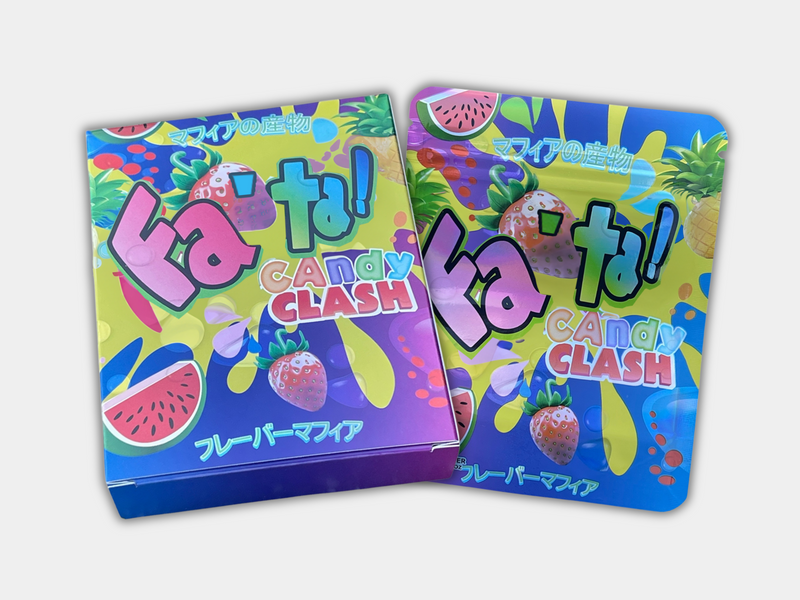 Fa'Ta Candy Clash Mylar Bag with BOX