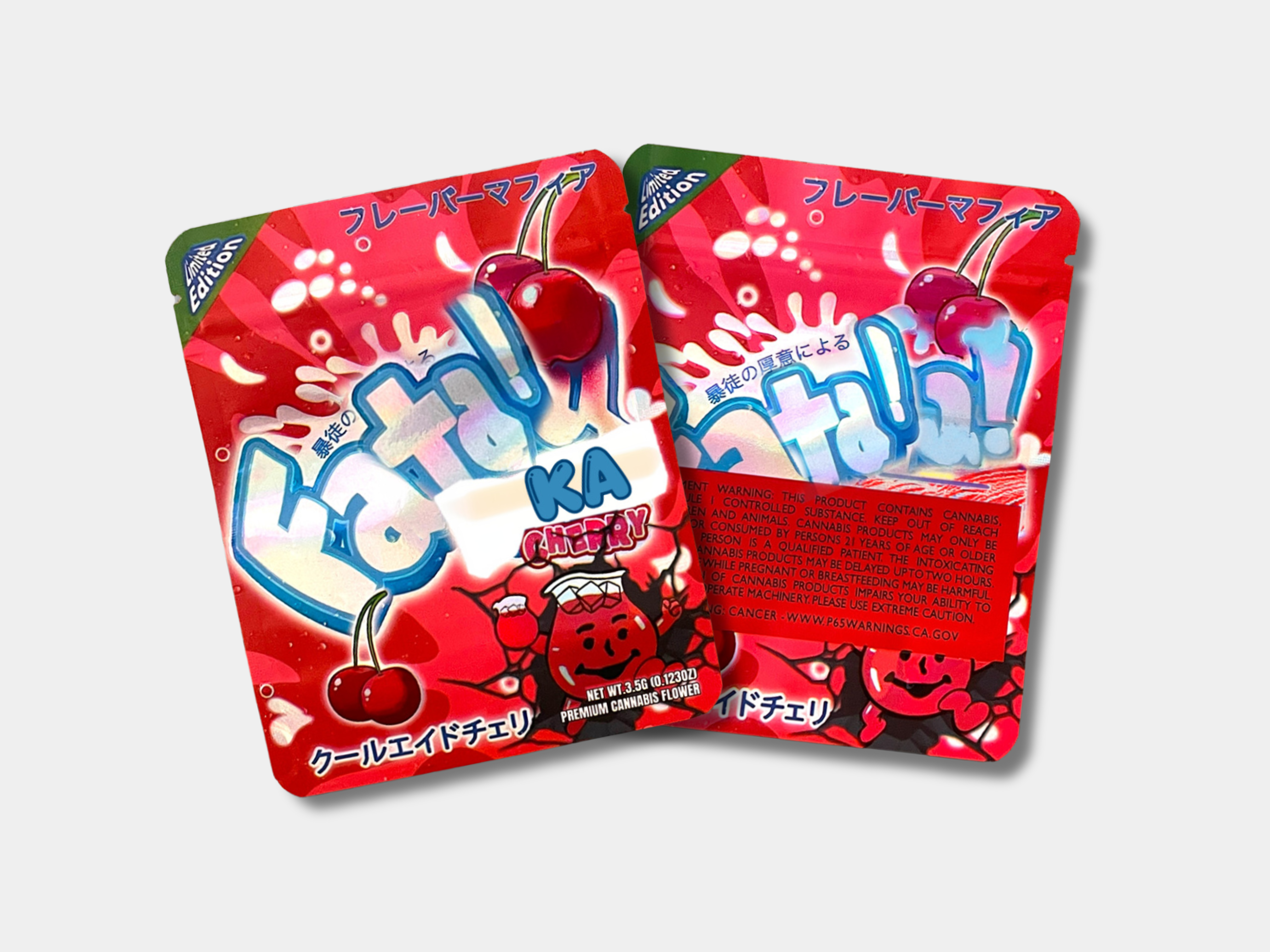 Fata KA Cherry Mylar Bag 3.5 Grams | Smell Proof – Gorilla Boyz Inc
