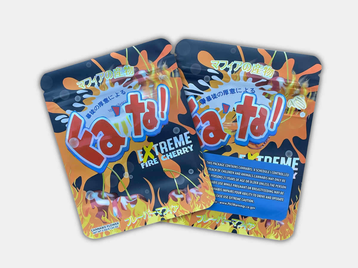 Fa'Ta Extreme Power Cherry Mylar Bag 3.5 Grams | Smell Proof
