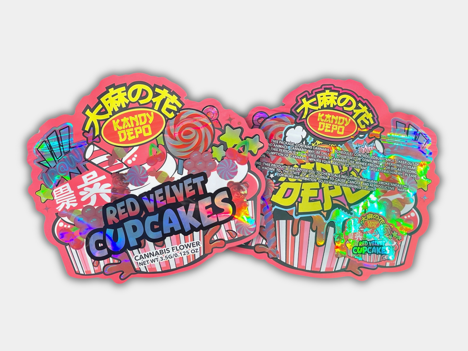 ★激レア★PGATOUR★These-Guys-are-Good★3点式バック★ Red Velvet Cupcakes Mylar Bag 3.5 Grams | Smell Proof – Gorilla