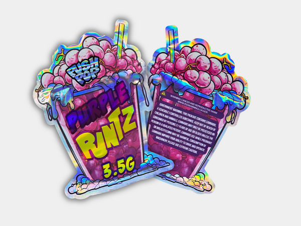 Push Pop Purple Runtz Mylar Bag 3.5 Grams