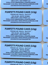 Funfetti Pound Cake Sprinkles Mylar Bag 3.5 Grams