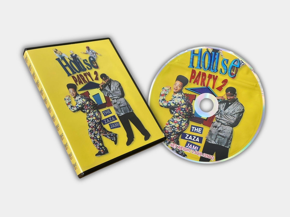 House Party 2 The Zaza Jam CD Cases Mylar Bags 3.5 Grams – Gorilla