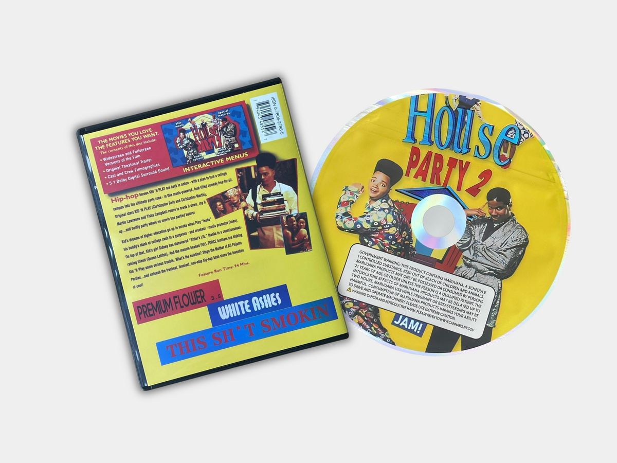 House Party 2 The Zaza Jam CD Cases Mylar Bags 3.5 Grams – Gorilla